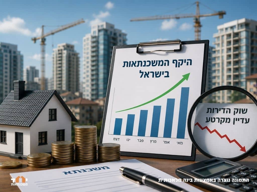 היקף המשכנתאות בישראל